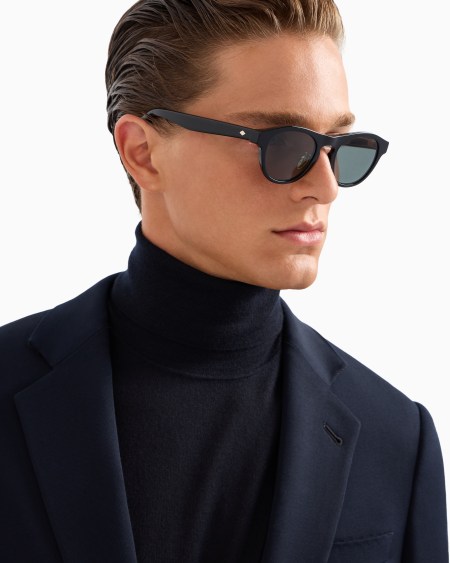 A|x Armani Exchange Men’s Oval Sunglasses