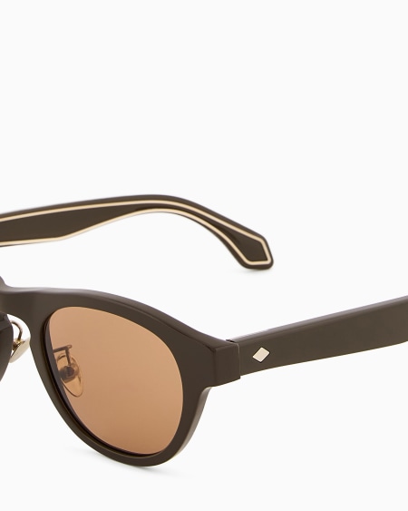 A|x Armani Exchange Men’s Oval Sunglasses