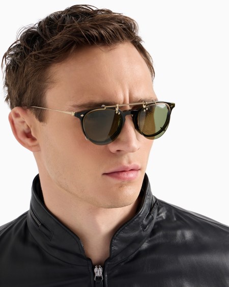 A|x Armani Exchange Men’s Panto Glasses