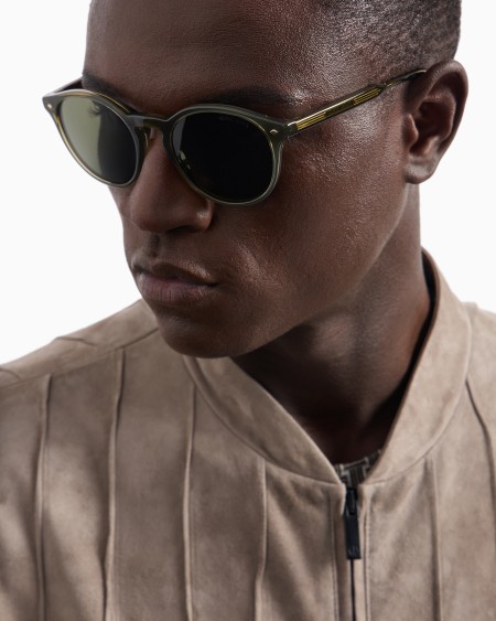 A|x Armani Exchange Men’s Panto Sunglasses