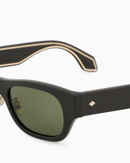 A|x Armani Exchange Men’s Pillow Sunglasses