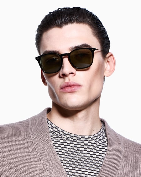 A|x Armani Exchange Men’s Pillow Sunglasses