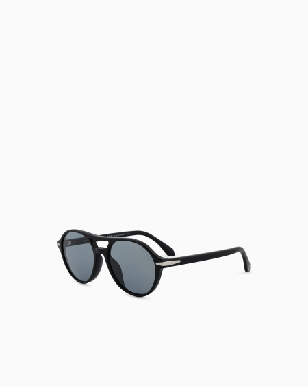 A|x Armani Exchange Men’s Round Sunglasses