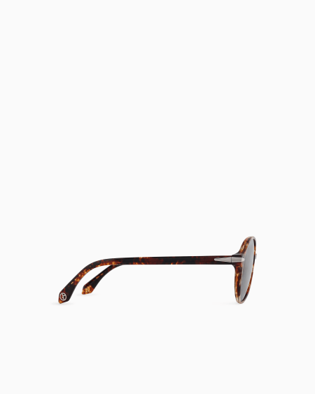 A|x Armani Exchange Men’s Round Sunglasses