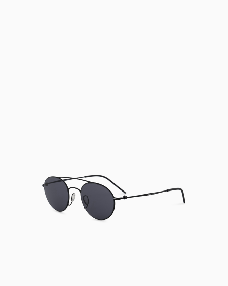 A|x Armani Exchange Men’s Round Sunglasses