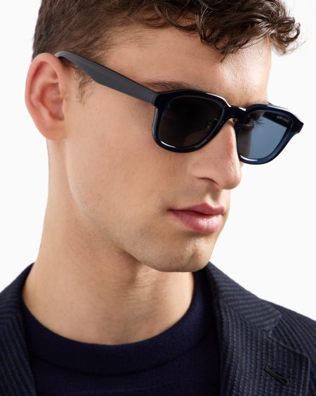 A|x Armani Exchange Men’s Square Sunglasses