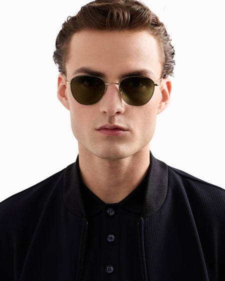 A|x Armani Exchange Men’s Square Sunglasses