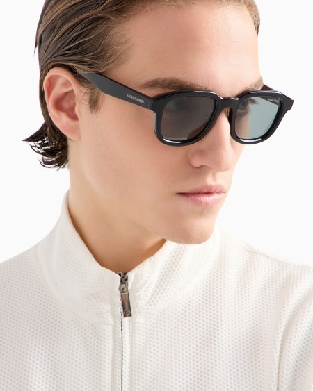 A|x Armani Exchange Men’s Square Sunglasses