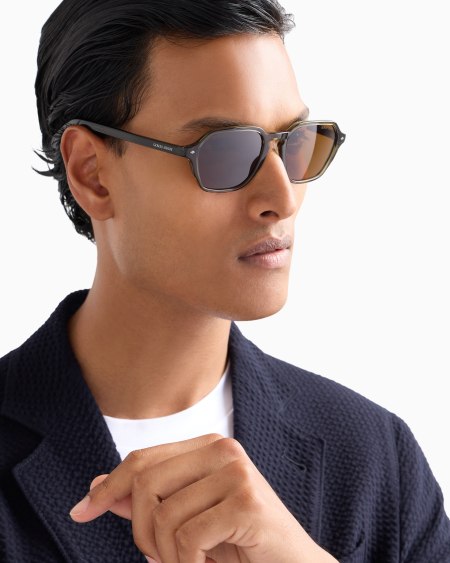 A|x Armani Exchange Men’s Square Sunglasses