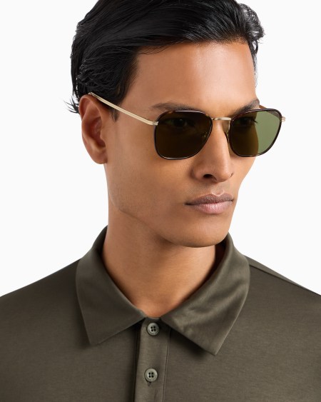 A|x Armani Exchange Men’s Square Sunglasses