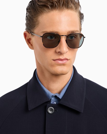 A|x Armani Exchange Men’s Square Sunglasses