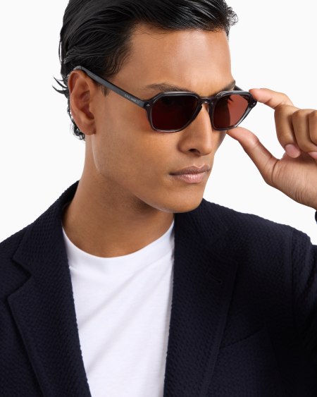 A|x Armani Exchange Men’s Square Sunglasses