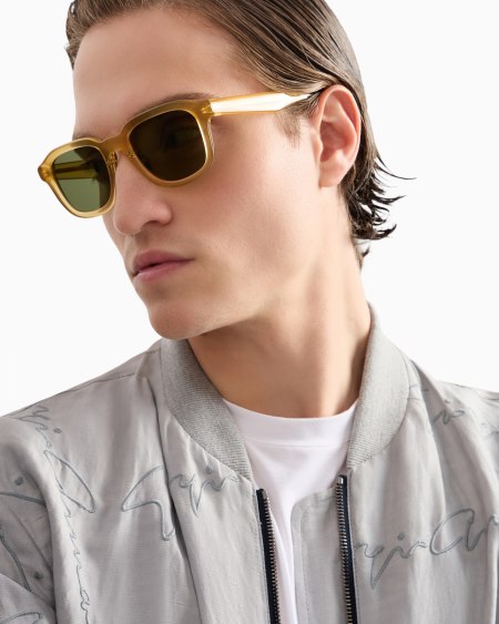 A|x Armani Exchange Men’s Square Sunglasses