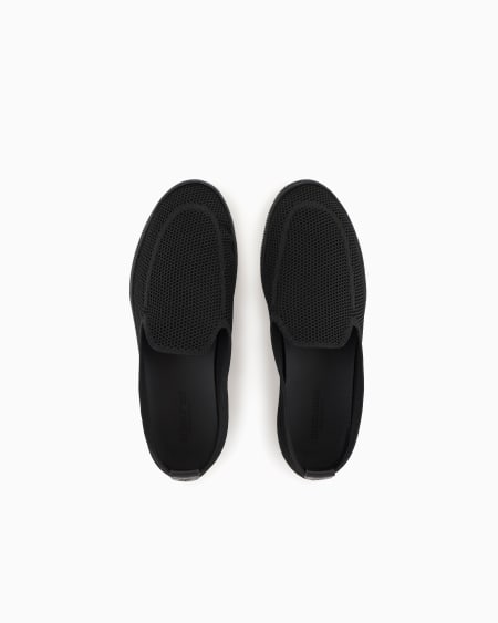 A|x Armani Exchange Mesh Loafers