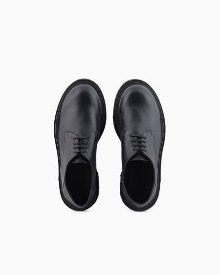 A|x Armani Exchange Nappa-leather Derby Shoes