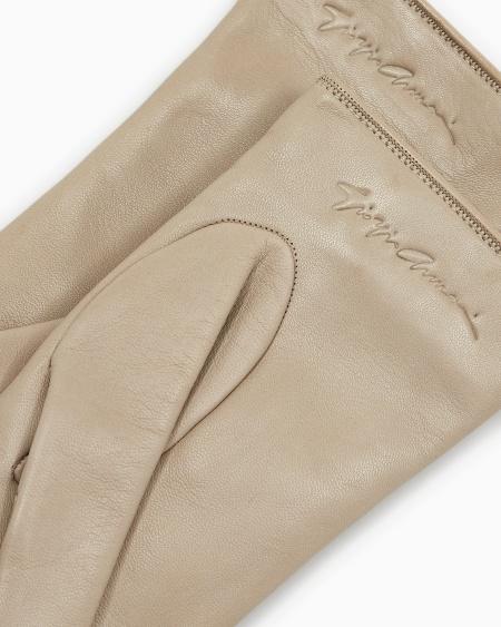 A|x Armani Exchange Nappa Leather Gloves