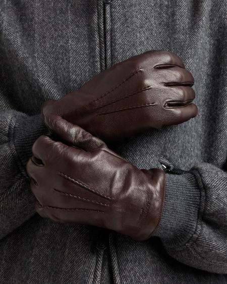 A|x Armani Exchange Nappa-leather Gloves