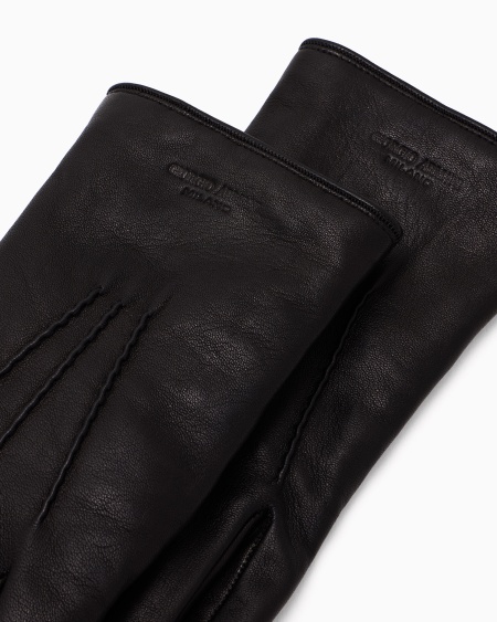 A|x Armani Exchange Nappa-leather Gloves