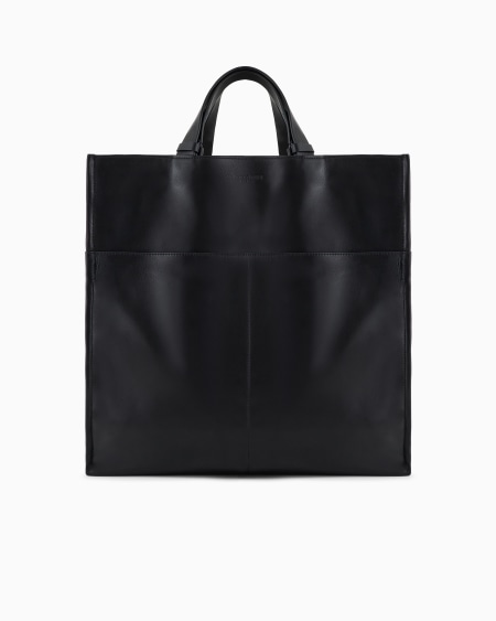 a|x armani exchange Nappa-leather shopper bag