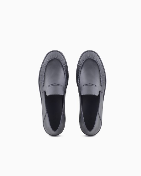 A|x Armani Exchange Nappa-leather Slip-ons