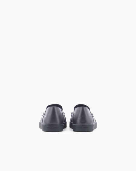 A|x Armani Exchange Nappa-leather Slip-ons