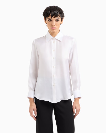 A|x Armani Exchange Organic Silk Shirt