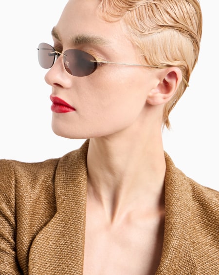 A|x Armani Exchange Oval Women’s Sunglasses