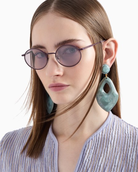 A|x Armani Exchange Oval Women’s Sunglasses