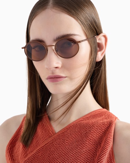 A|x Armani Exchange Oval Women’s Sunglasses