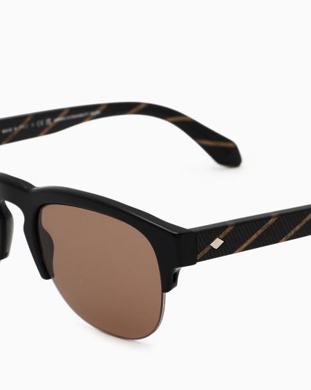 A|x Armani Exchange Panto Asian-fit Sunglasses