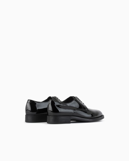 A|x Armani Exchange Patent-leather Derby Shoes