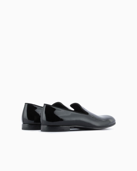 A|x Armani Exchange Patent Leather Loafers