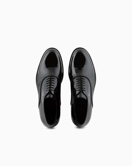 A|x Armani Exchange Patent Leather Oxfords