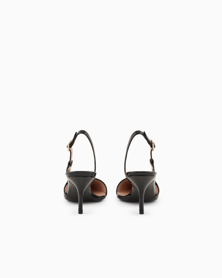 A|x Armani Exchange Patent Leather Slingbacks