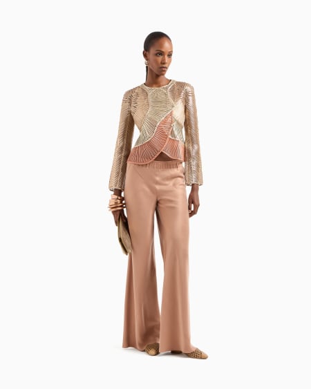 A|x Armani Exchange Pearlised Nappa-leather Jacket