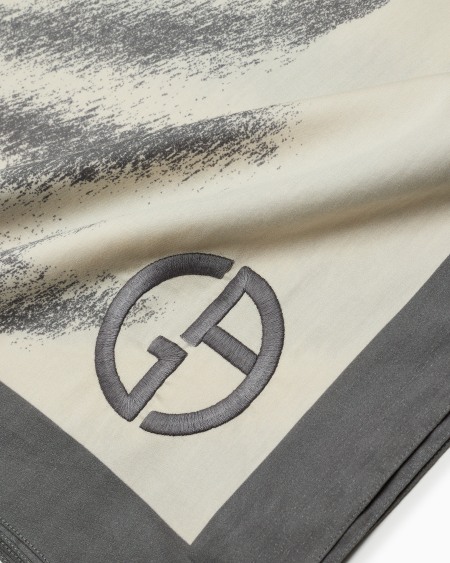 A|x Armani Exchange Printed Cotton Stole
