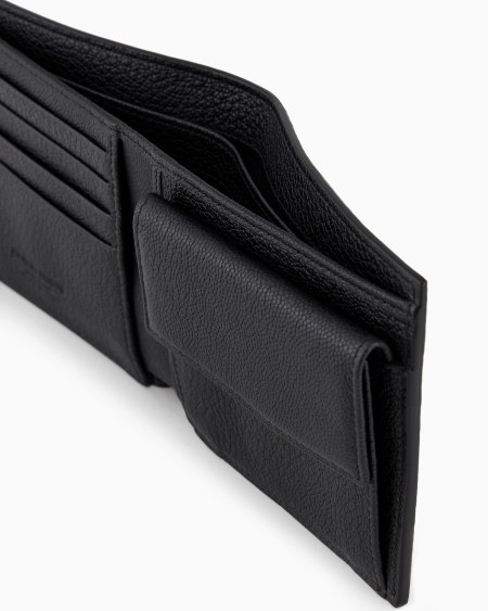 A|x Armani Exchange Printed Leather Wallet