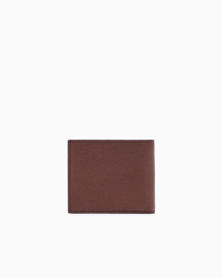 A|x Armani Exchange Printed Leather Wallet