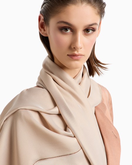 A|x Armani Exchange Printed Silk Stole