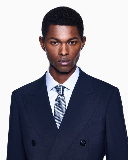 A|x Armani Exchange Printed Silk Tie