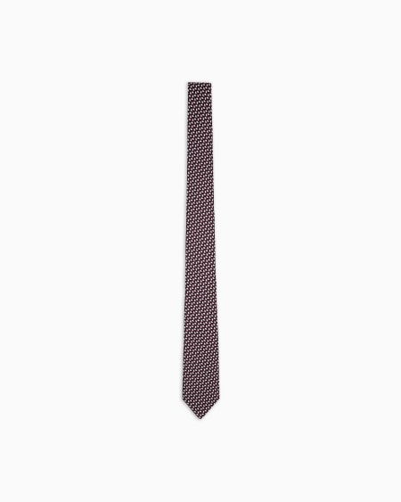 a|x armani exchange Printed silk tie