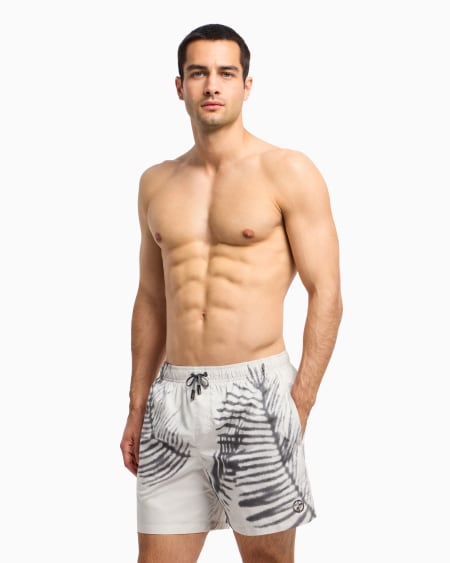 A|x Armani Exchange Printed Swim Trunks