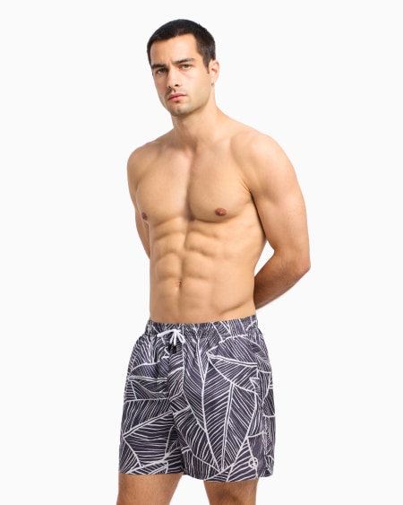 A|x Armani Exchange Printed Swim Trunks