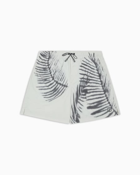 A|x Armani Exchange Printed Swim Trunks