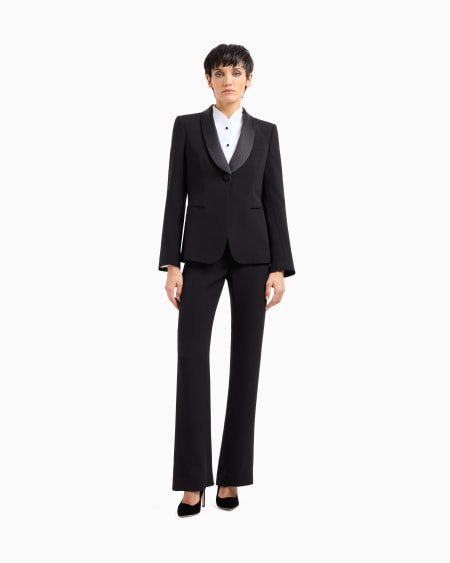 A|x Armani Exchange Pure Silk Crêpe Tuxedo