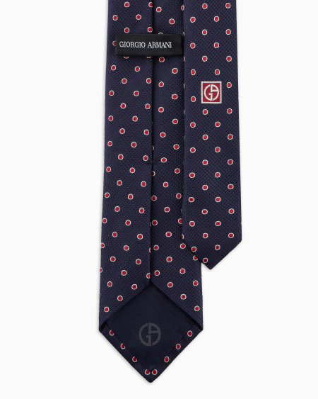 A|x Armani Exchange Pure Silk Jacquard Tie
