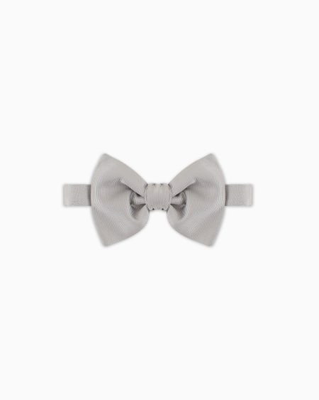 a|x armani exchange Pure silk knotted bow tie