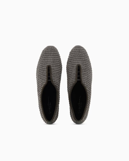 A|x Armani Exchange Raffia Loafers
