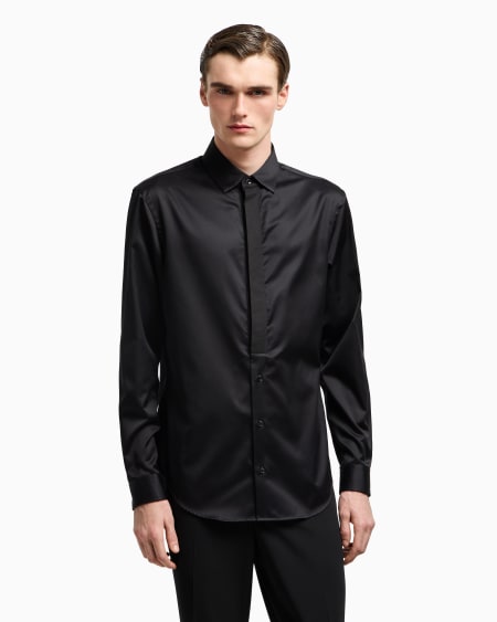 A|x Armani Exchange Regular-fit Cotton Shirt