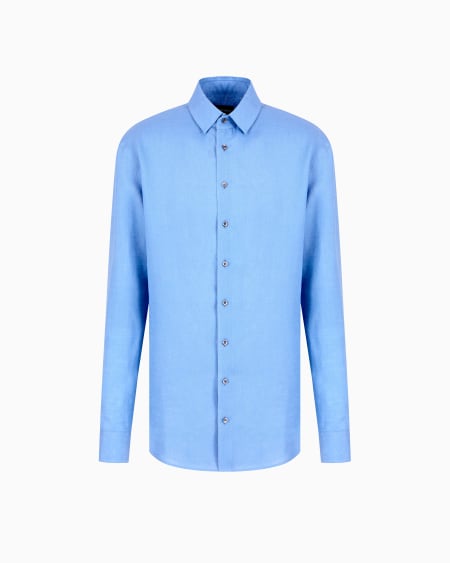a|x armani exchange Regular-fit shirt in linen